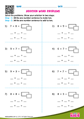 Addition word problems