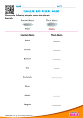 Singular and Plural Nouns