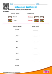 Singular and Plural Nouns