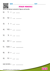 Roman To Numerals Up To 20