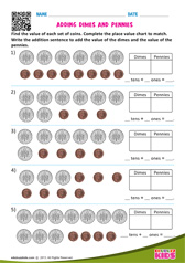 Adding Dimes and Pennies