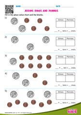 Adding Dimes and Pennies