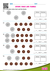 Adding Dimes and Pennies