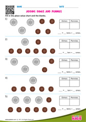 Adding Dimes and Pennies