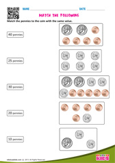 Matching Coins to Values