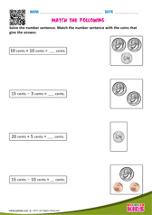 Matching Coins to Values