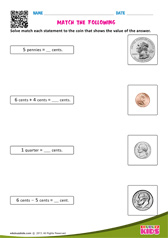 Matching Coins to Values