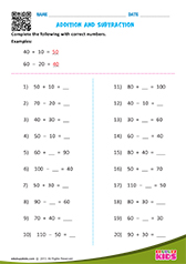 Addition and Subtraction