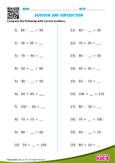 Addition and Subtraction