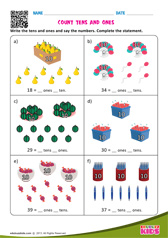 Count tens and ones