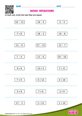 Mixed Operations