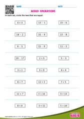 Mixed Operations