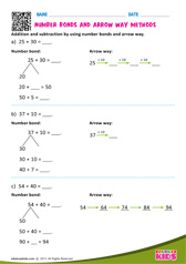 Number Bonds And Arrow Way Methods