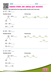 Number Bonds And Arrow Way Methods