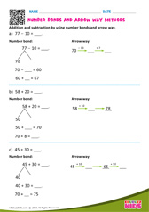 Number Bonds And Arrow Way Methods