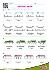 Measuring Lengths - Using Centimeter Cubes