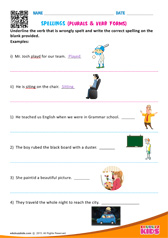 Plurals & Verb Forms