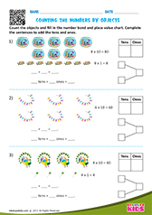 Counting objects by tens and ones