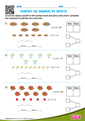 Counting objects by tens and ones