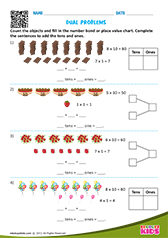 Counting objects by tens and ones