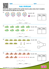 Counting objects by tens and ones