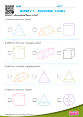 Identify 3 Dimensional Figures