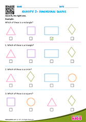 Identify 2 Dimensional Shapes