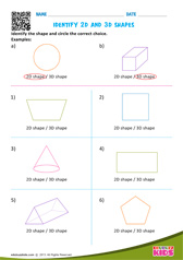 Identify 2D And 3D Shapes