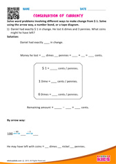 Conservation of Currency