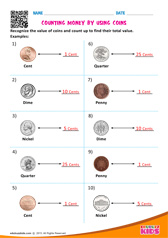 Recognizing coins using cents