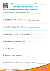 Formation of Ascending Order