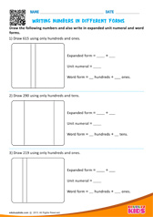 Writing Numbers In Different Forms