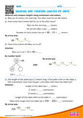 Measure and compare lengths by units