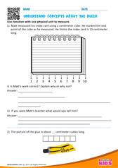 Understand concepts about the ruler