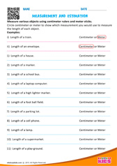 Measurement and estimation