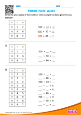 Finding Place Values