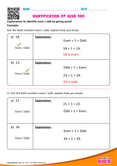Identify Even or Odd