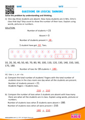 Questions on Logical Thinking