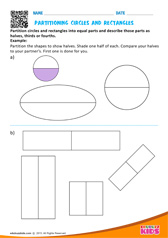 Partitioning Circles And Rectangles