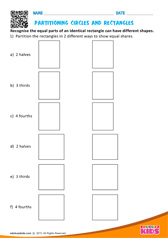 Partitioning Circles And Rectangles