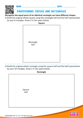 Partitioning Circles And Rectangles