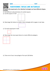 Partitioning Circles And Rectangles