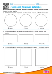 Partitioning Circles And Rectangles