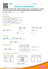 Addition or Subtraction