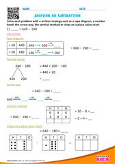 Addition or Subtraction