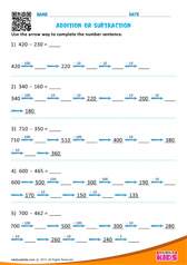 Addition or Subtraction