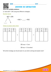 Addition or Subtraction