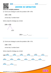 Addition or Subtraction