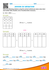 Addition or Subtraction