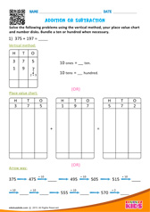 Addition or Subtraction